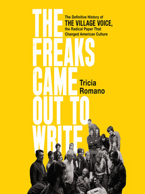 cover image of Freaks Came Out to Write